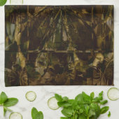 Serviettes de cuisine de MoJo d'Américain - pétale (Plié)