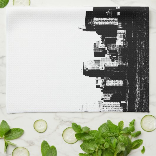 Serviettes de cuisine de New York (Plié)