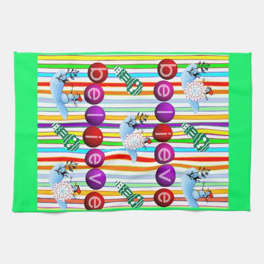 Serviettes de cuisine de Noël (Horizontal)