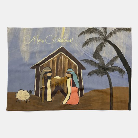 Serviettes de cuisine de Noël (Horizontal)