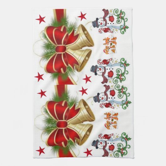 Serviettes de cuisine de Noël (Vertical)