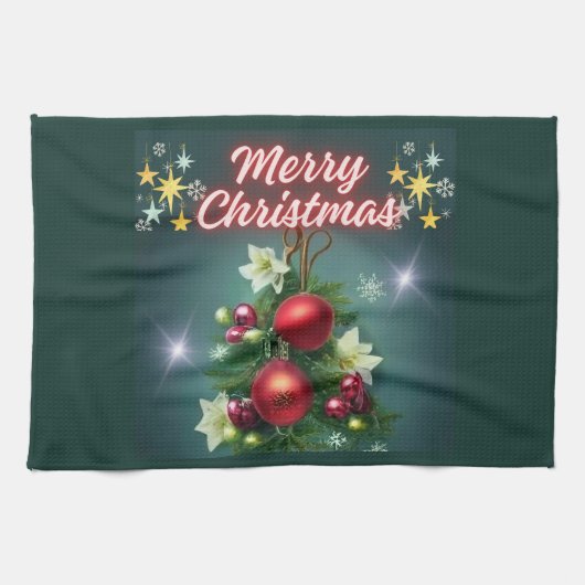 Serviettes de cuisine de Noël (Horizontal)