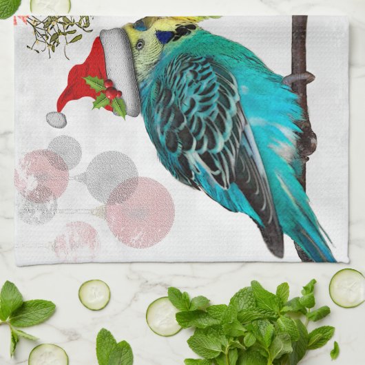 Serviettes de cuisine de Noël (Plié)