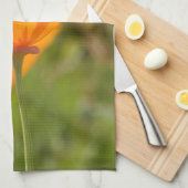 Serviettes de cuisine de pavot de Californie (Quart Plié)