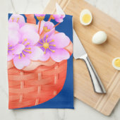 Serviettes de cuisine de printemps (Quart Plié)