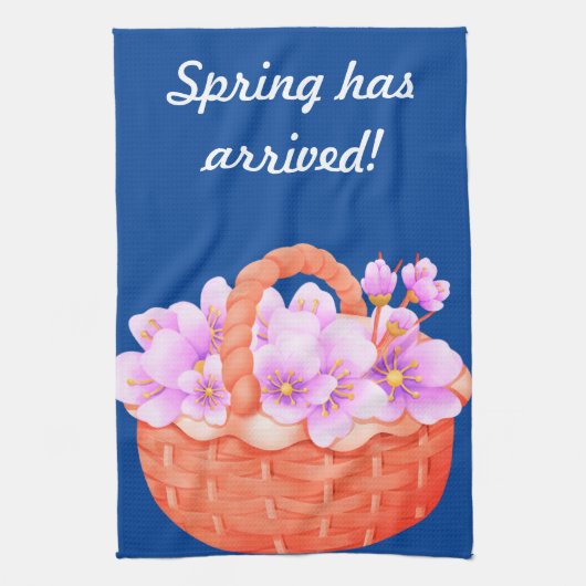 Serviettes de cuisine de printemps (Vertical)