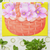 Serviettes de cuisine de printemps (Plié)