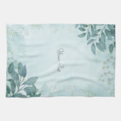 Serviettes de cuisine de printemps botanique moder (Horizontal)