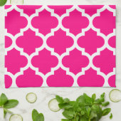 Serviettes de cuisine de roses indien de (Plié)