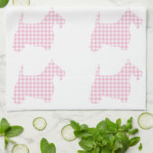 Serviettes de cuisine de Terrier d'écossais (Plié)