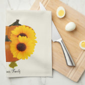 Serviettes de cuisine de Thanksgiving (Quart Plié)