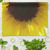 Serviettes de cuisine de tournesol (Plié)