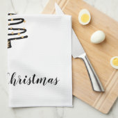 Serviettes de cuisine de vacances (Quart Plié)