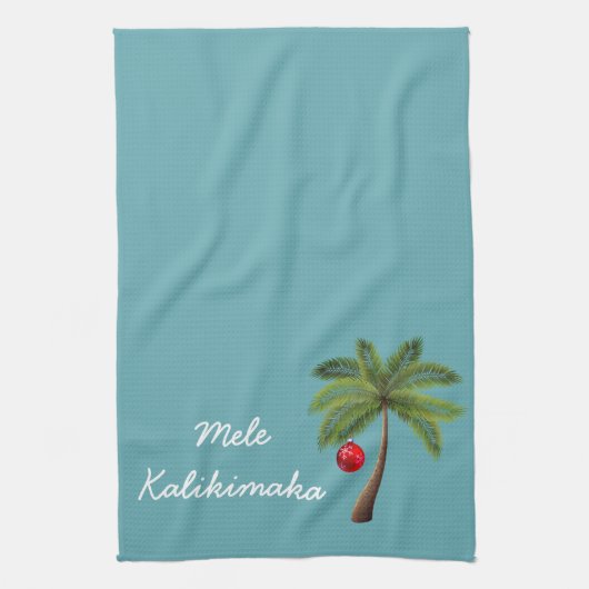 Serviettes de cuisine de vacances Mele Kalikimaka (Vertical)