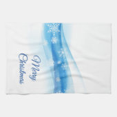 Serviettes de cuisine de vacances Snowflakes (Horizontal)