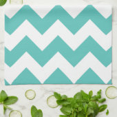 Serviettes de cuisine de zigzag de Chevron de (Plié)