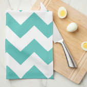 Serviettes de cuisine de zigzag de Chevron de (Quart Plié)
