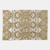 Serviettes de cuisine décoratives en or (Horizontal)