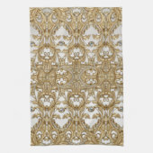 Serviettes de cuisine décoratives en or (Vertical)