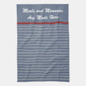 Serviettes De Cuisine Denim Avec Citation Modèle (Vertical)