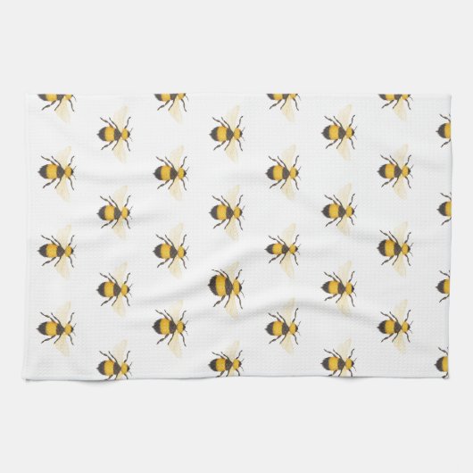 Serviettes de cuisine des abeilles (Horizontal)