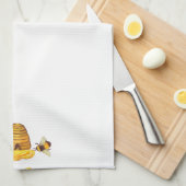 Serviettes de cuisine des abeilles (Quart Plié)
