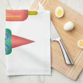 Serviettes de cuisine d'été (Quart Plié)