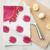 Serviettes de cuisine Dragon Fruit (Quart Plié)
