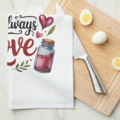 Serviettes de cuisine-Drôle Citation serviette de (Quart Plié)