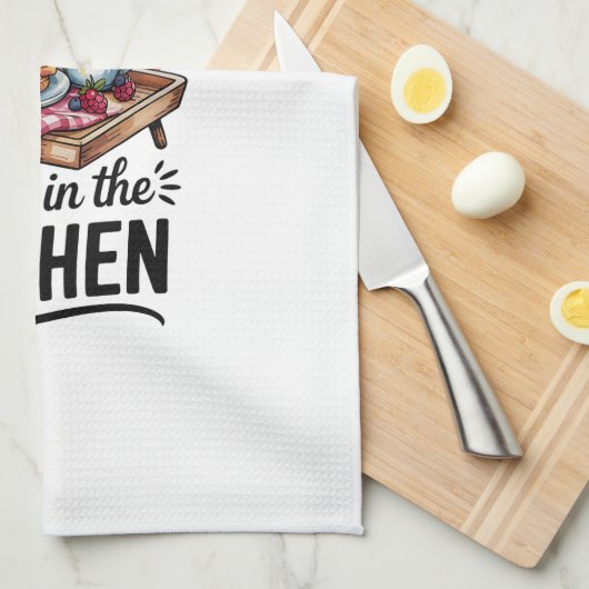 Serviettes de cuisine-Drôle Citation serviette de (Quart Plié)