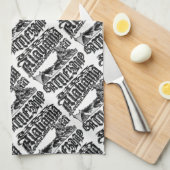 Serviettes de cuisine du Bataillon Alabama (Quart Plié)