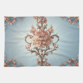 Serviettes de cuisine Élégance Rose Baroque (Horizontal)