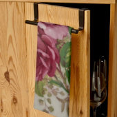 Serviettes de cuisine Élégance Rose Chou Vintage