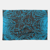 Serviettes De Cuisine En Fer Azur (Horizontal)