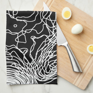 Serviettes De Cuisine En Fil Blanc