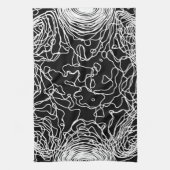 Serviettes De Cuisine En Fil Blanc (Vertical)