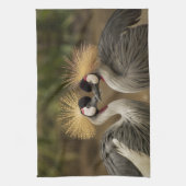 Serviettes de cuisine en grue couronnée (Vertical)