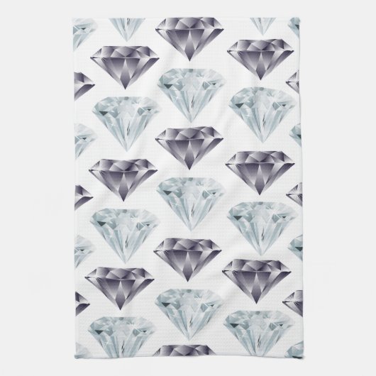 Serviettes de cuisine en luxe diamant (Vertical)
