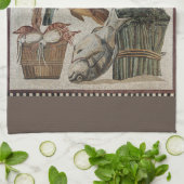 Serviettes de cuisine en mosaïque romaine (Plié)