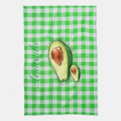 Serviettes de cuisine en plaid Avocado (Vertical)