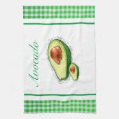 Serviettes de cuisine en plaid Avocado (Vertical)