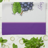 Serviettes de cuisine en raisins (Plié)