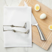 Serviettes de cuisine en squelette seul (Quart Plié)