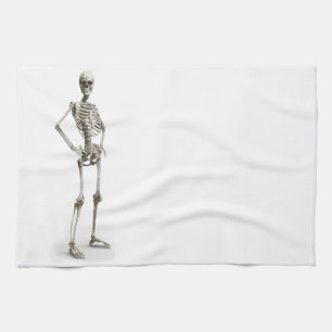 Serviettes de cuisine en squelette seul