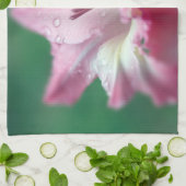 Serviettes de cuisine en verre rose (Plié)