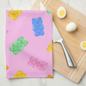 Serviettes de cuisine esthétiques en forme d'ours (Quart Plié)