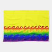 Serviettes De Cuisine Feu Twirled (Horizontal)