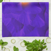 Serviettes de cuisine Fleur d'épée violet Multipli (Plié)