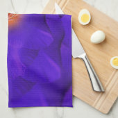 Serviettes de cuisine Fleur d'épée violet Multipli (Quart Plié)