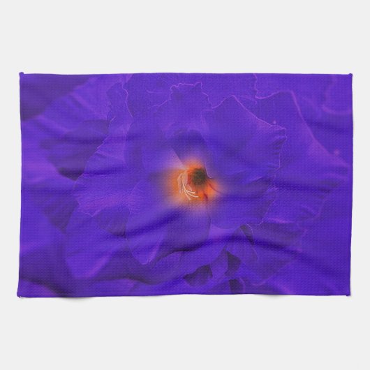Serviettes de cuisine Fleur d'épée violet Multipli (Horizontal)